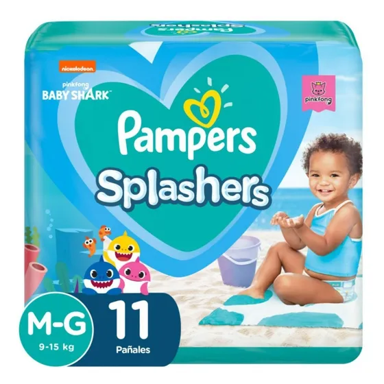 Pañales Para El Agua Pampers Splashers Género Sin género Tamaño Grande