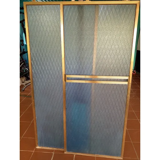 Puerta Para Baño Acrílico Con Marco