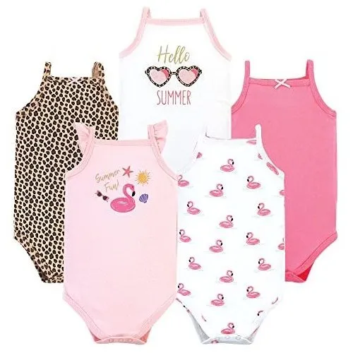 Hudson Bebé Unisex Bebé Algodón Sin Mangas Trajes Chr7t