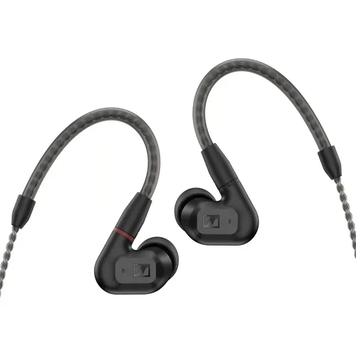 Fones De Ouvido Pretos Com Fio Sennheiser Ie 300 Preto