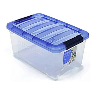 Cajas Organizadoras Almacenamiento Plástico Apilable 2 Pzs. Cajas Organizadoras Almacenamiento Plástico Apilable 2 Pzs.