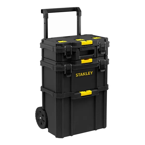 Caja De Herramientas Con Ruedas 3 En 1 Stanley St83319-1 Color Negro