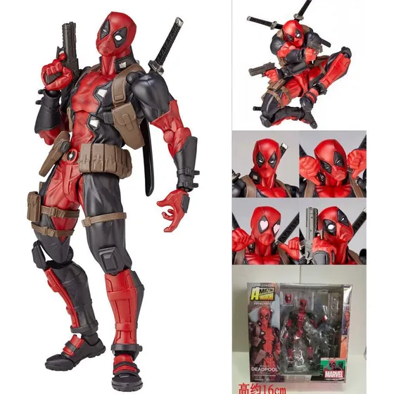 Mejor Superhéroe De Deadpool De Yamaguchi Acción Figura Jugu