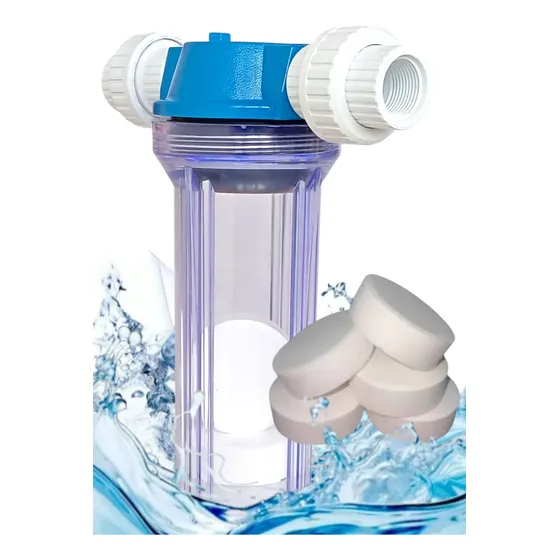 Kit Dosificador Pastillas Cloro Piscina Jacuzzi Tanque Agua