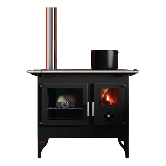 Cocina Calefactor A Leña Metávila F700f 115 M2 Con Kit Techo