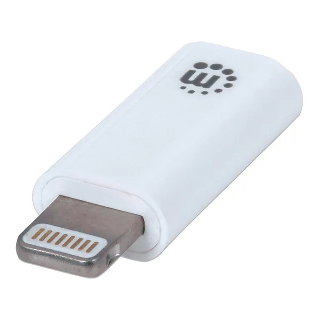 Adaptador Manhattan Ilink Lightning A Micro Usb B 390620