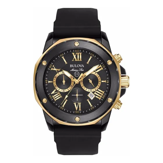 Reloj Hombre Bulova Crono 98b278 Agen Ofi Mm
