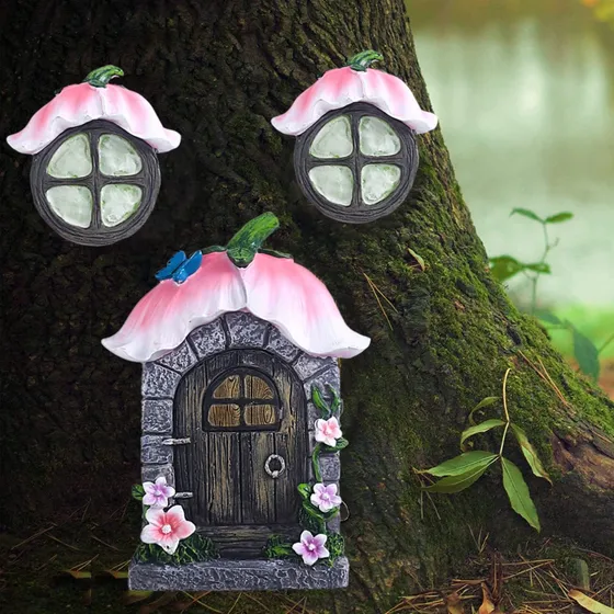 Vomiceak Gnomo Hada Para Decoracion Arbol Casa Que Brilla