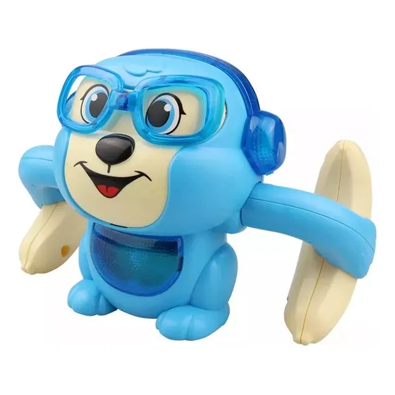 Juguete Mono Didactico Bailarin Giro 360 Niños Luz Y Sonido