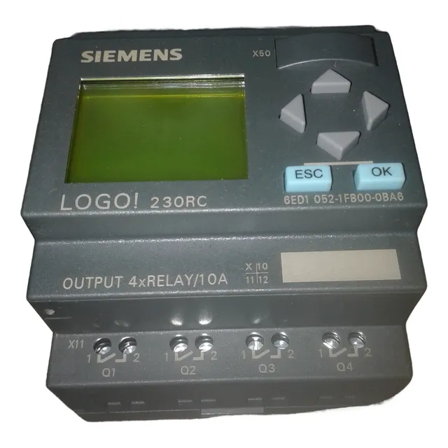 Modulo Plc Logo Siemens 230 Rc, Con Programación Para Bombas