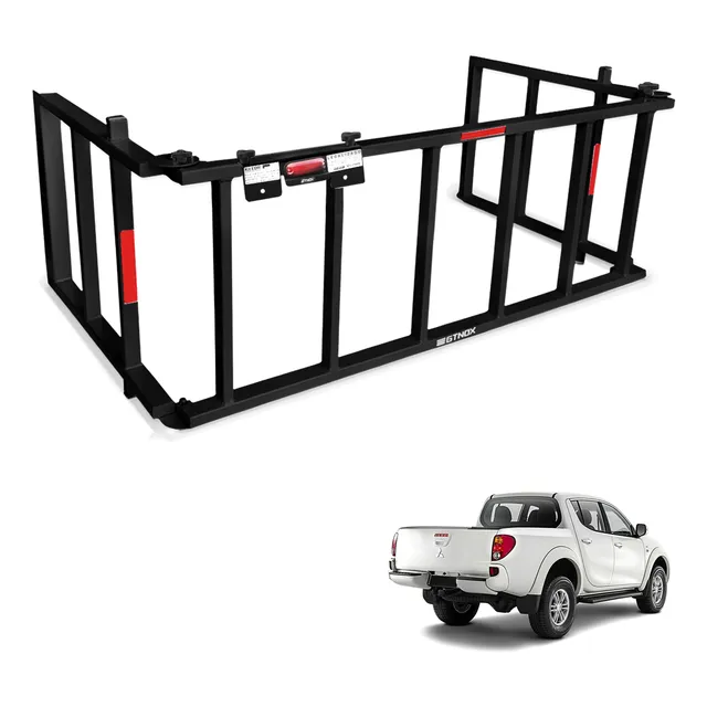 Extensor Caçamba L200 Triton 2014 2015 2016 Rampa Moto Preto