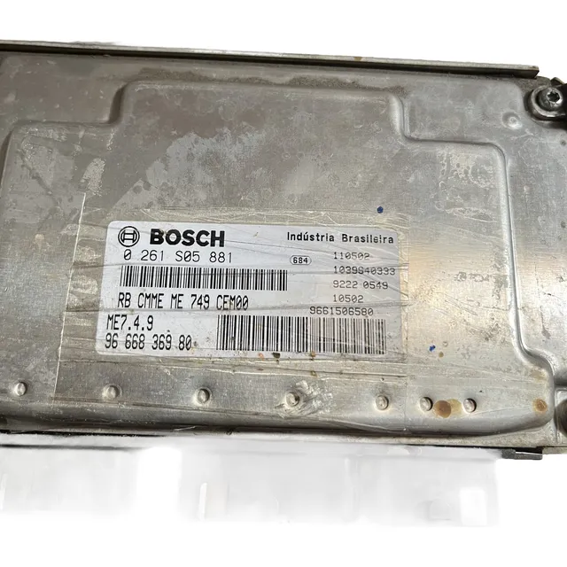 Módulo Injeção Peugeot 207 1.4 Flex Passion 2009 2012
