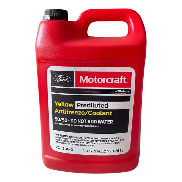 Refrigerante Motorcraft 50/50 Pre Diluido Amarillo Amarillo