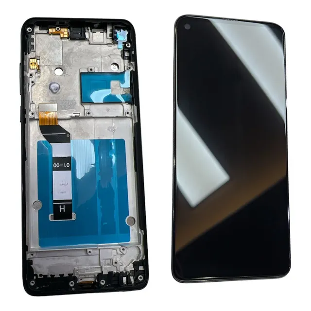 Tela Touch Lcd Compatível Com Moto One Action Xt2013 Com Aro