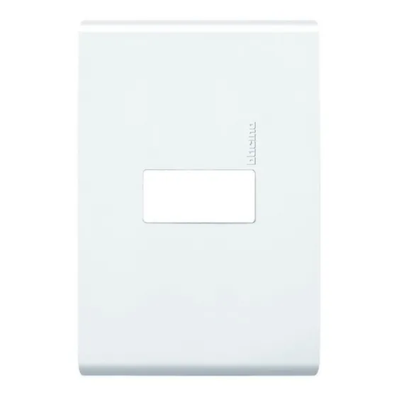 Placa Resina Chasis Contacto Sencillo Blanco Modus E5n1bnr