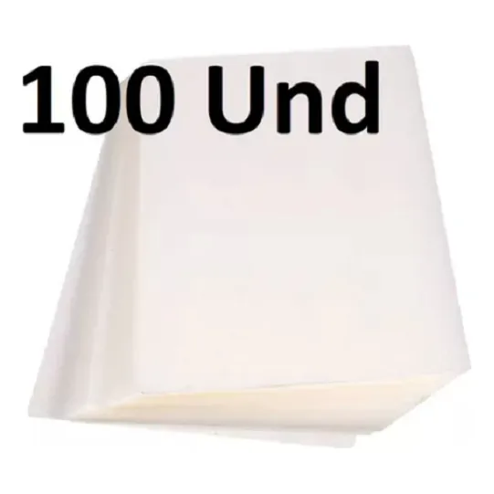100 Laminas De Plastificar Gruesa Cedulas 175 Micrones 65x90