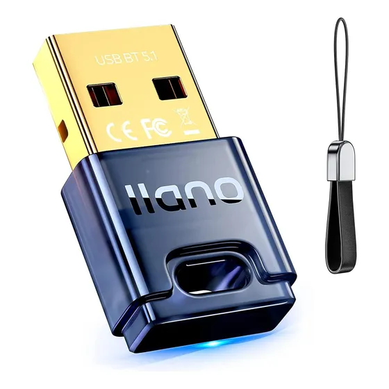 Adaptador Usb Bluetooth 5.1 Para Pc, Windows 11/10/8.1 Free