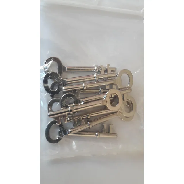 5bda5 Silca Abloy Llave Blanco Para 2 Cerradura Interior