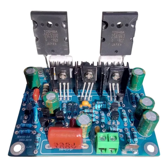 Placa De Amplificador De Potencia Mx50 Se 100w A1943 C5200