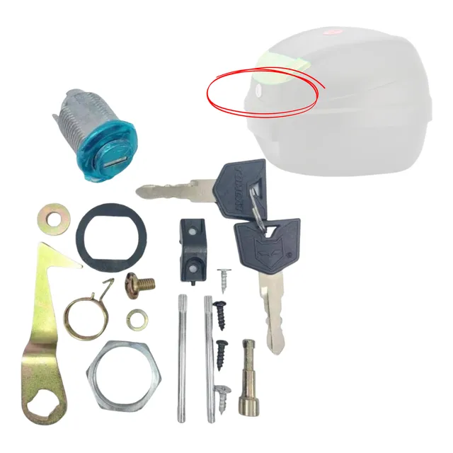 Cerradura Chapa Maleta Moto Tomcat 30 Litros