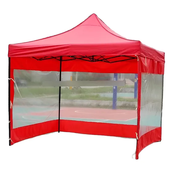 Tenda Gazebo Sanfonado 3x3 Com Laterais Transparente