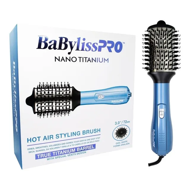 Babyliss Titanium Cepillo Secador Voluminizador De Pelo 72mm