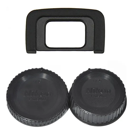 Kit Tampas P/ Nikon Lente/corpo + Ocular Nikon Dk25