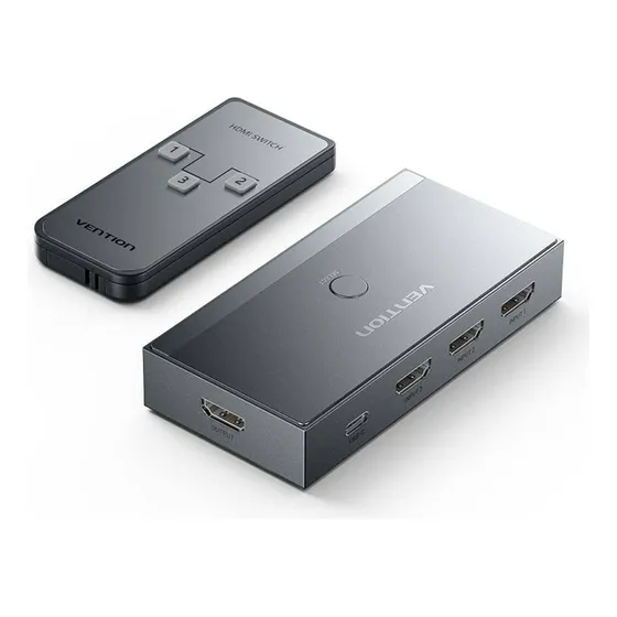 Conmutador Switch Hdmi 84 3 X 1 Gris Vention Akrh0