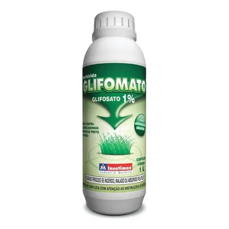 Herbicida Mata Mato Glifosato 1% Líquido 1l - Glifomato Insetimax