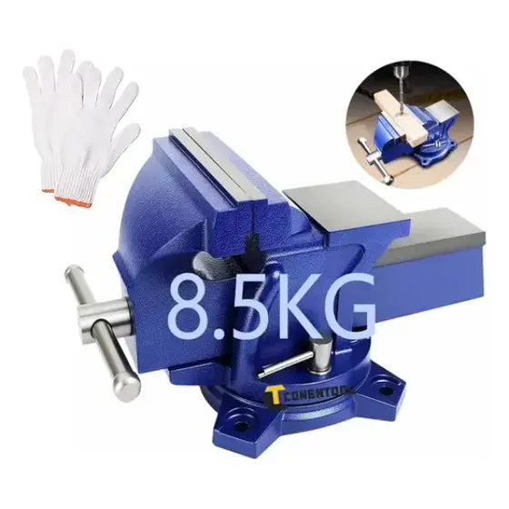 Tornillo De Banco De 6 Pulgadas Y 8.5 Kg Color Azul