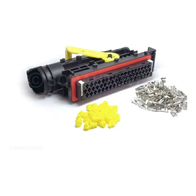 Conector Plug Do Módulo Mercedes Pld Axor Atego Kit 55 Vias