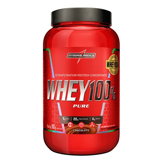 Whey 100% Pure 900g Pote -  Integralmedica