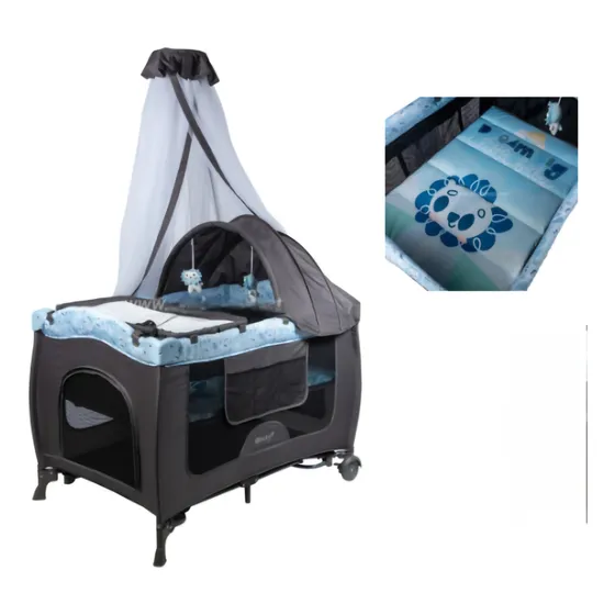 Cuna Corral Mecedora Para Bebe Ebaby Multifuncional Gran Tul