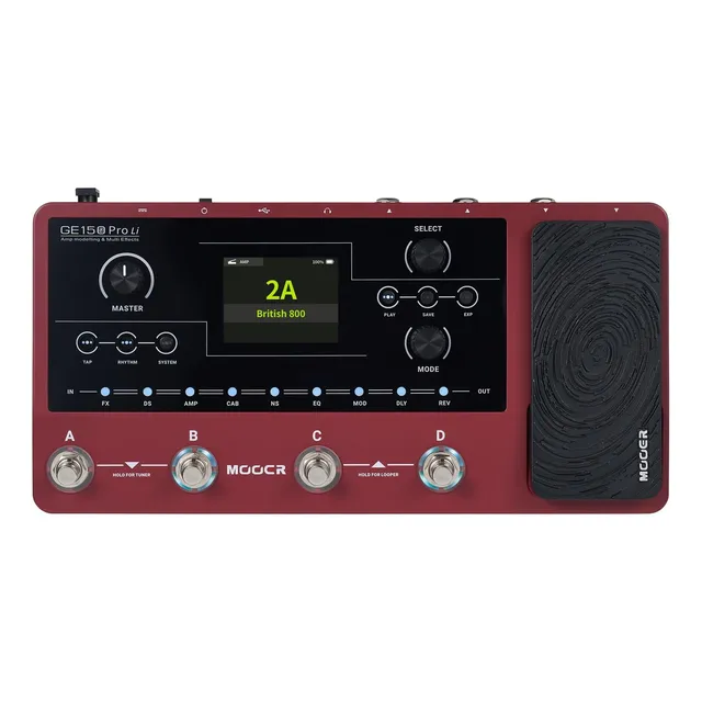 Mooer Ge150 Pro Li Nuevo Multi Efectos Modelador De Amp...
