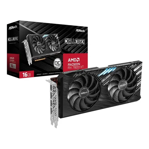 Placa de vídeo ASRock Challenger RX 6600 XT 8GB GDDR6 OC Edition
