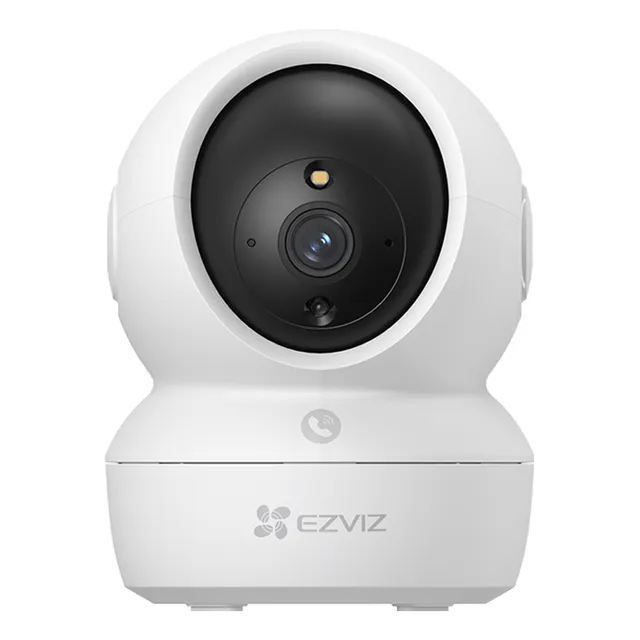 Cámara Seguridad Wifi H6c Pro 3mp Gira 360 Con Boton Llamada