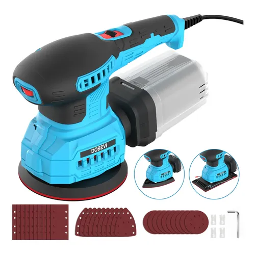 Lixadeira Manual De 2 Bateria 3.0 Ah 21v 100mm Bom-9704 Cor