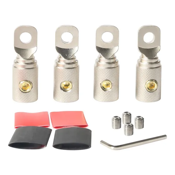 Conector Terminal Cable Calibre 0 Cableado Anillo 5 16 Para