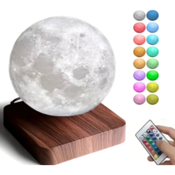 Lampara Lunar Flotante Rgb