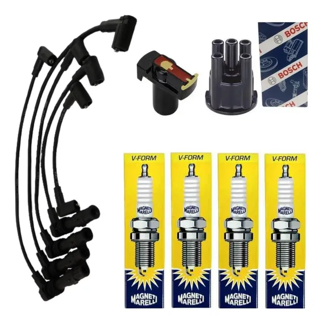 Cabos+velas+tampa+rotor Bosch Gol Parati 1.0 16v At C/distr.