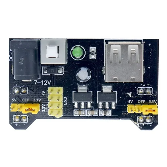 Fuente De Alimentacion Para Protoboard 5v 33v Mb102
