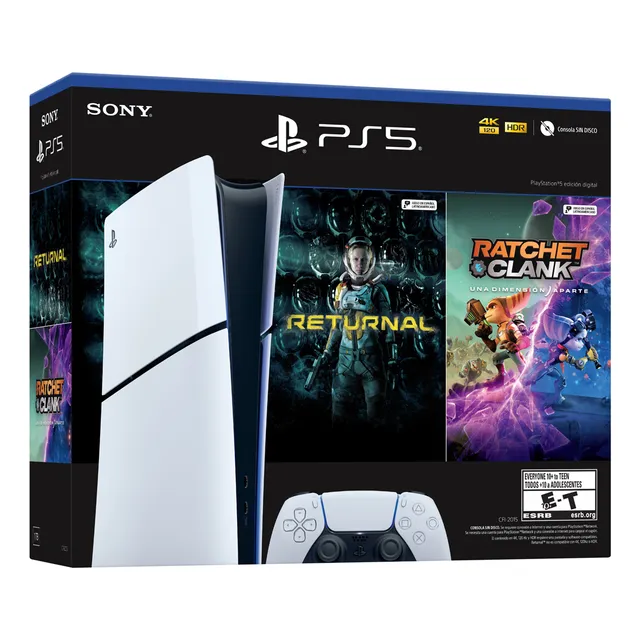 Playstation Ps5 Digital Slim 1tb + Ratchet & Clark+ Returnal
