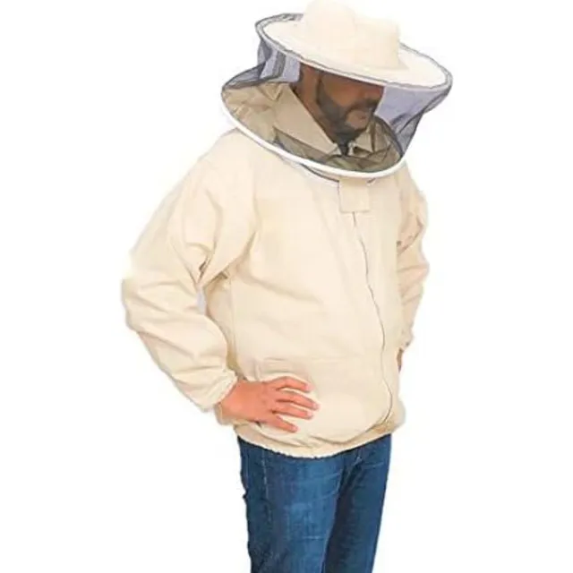 Chaqueta Con Capucha De Velo Redonda. (apicultura).