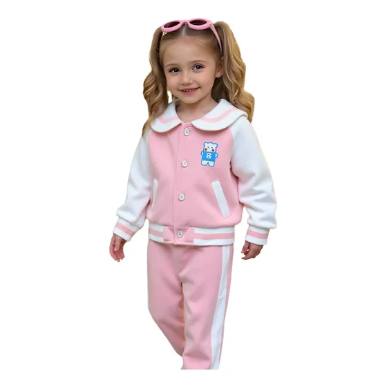 Conjunto 2 Piezas Manga Larga Ropa De Bebé 100% Algodón