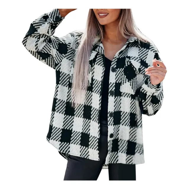 Camisa Franela Otoño Chaqueta Extra S Manga Larga Abrigo