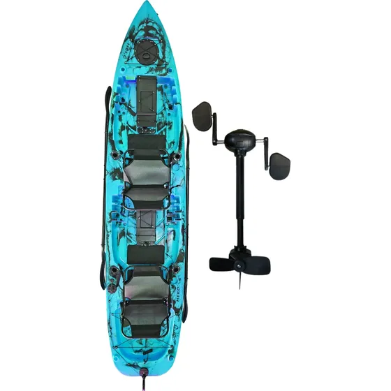 Caiaker Mero com 1 pedal caiaque de pesca azul