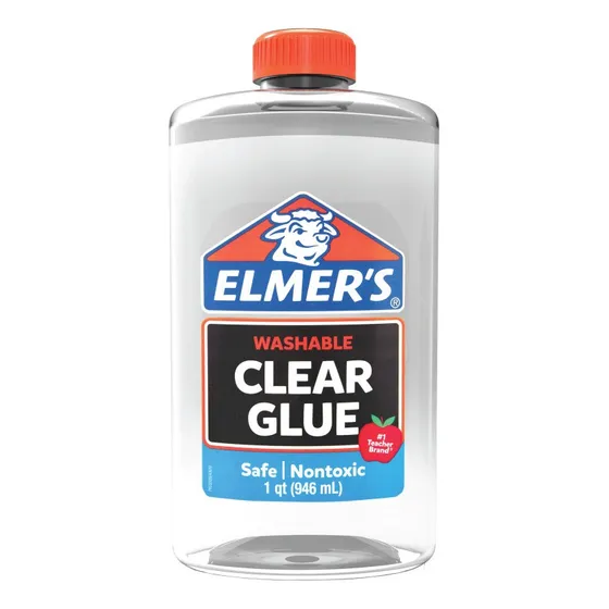 Pegamento Líquido Elmer's CLEAR GLUE color transparente no tóxico