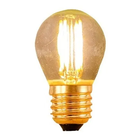 Bombillo Led 4w Vintage 2700k E27 A60 // Pack Por 2 Unidades