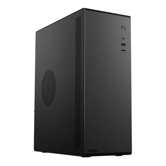Gabinete Micro Torre Neuss Gs485 + Fuente De 450w + 1xvent Color Negro