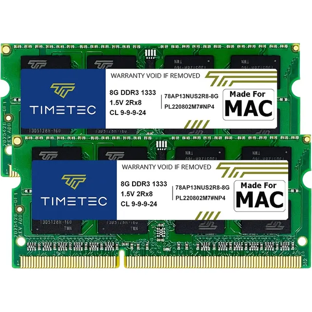Timetec 16gb 8gbx2 Ddr3 1333mhz Imac Macbook Pro Mac